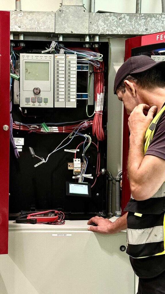 صورة فني صيانة : صيانة نظام Edwards Fire Alarm في السعودية